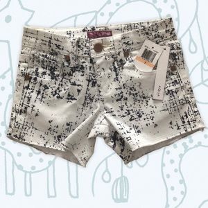 Aqua Girls Shorts size 7 white and blue